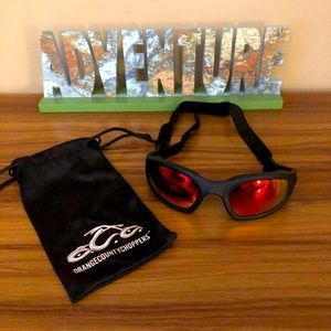 SS 👍ORANGE COUNTY CHOPPERS RIDING SUNGLASSES W/POUCH GREAT CONDITION